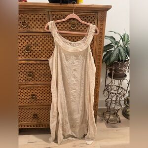 Magnolia Pearl Ivory slip dress